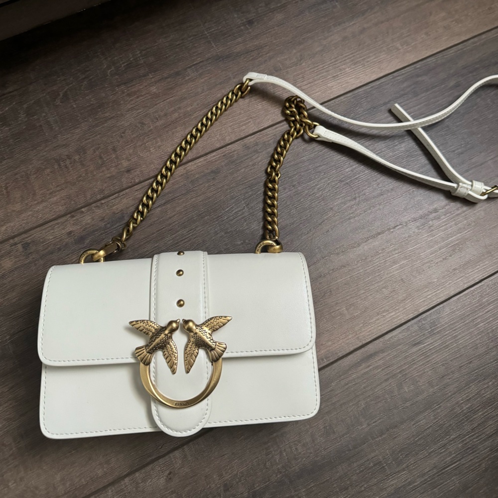 PINKO mini Love One leather bag